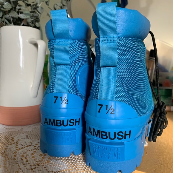 UNWORN AMBUSH X CONVERSE blue duck boots - Picture 3 of 6
